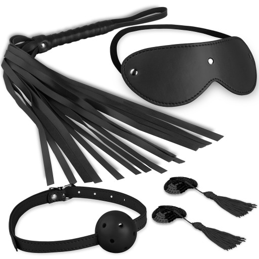 BDSM SEX GADGETS SET Gag Whip Mask EROTICS