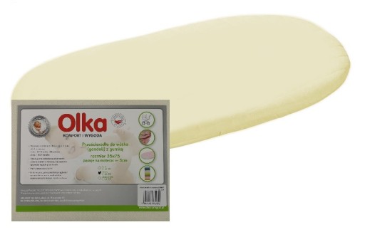 OLKA Jersey plachta na kočík 35x75 krém