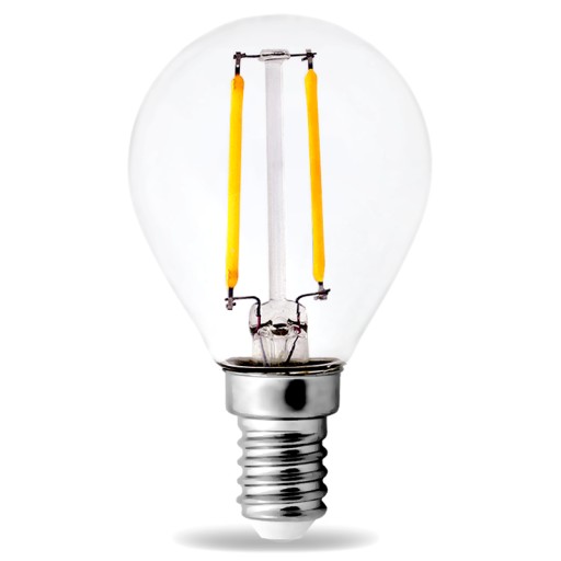 LED žiarovka E14 Filament 2W Edison G45 SMALL GALL