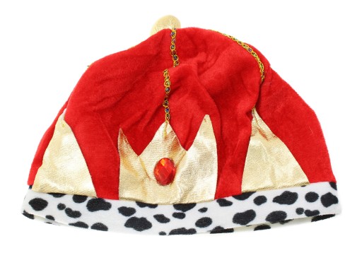 Kráľova korunná čiapka Kráľ vládca betlehem hrať karneval