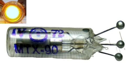 Tyratron lampa MTX-90 neónová lampa 200V