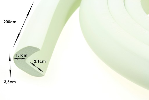 Penová páska FOAM PROTECTOR okraj hrany 200cm