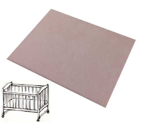 Prestieradlo 90x40 pre FROTÉ KOLÍSKA ružová OLKA