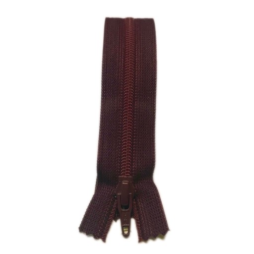 YKK plastový zips 20cm na bordové nohavice 864