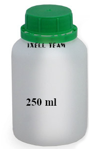 1000 FĽAŠA so stupnicou, plniaci uzáver, 30 mm, tvrdá, CHEMICKÁ ODOLNÁ, HDPE 1126