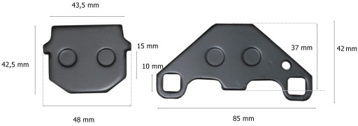 ZADNÉ BLOKOVANIE Štvorkolka 4T 70 110 125 CC