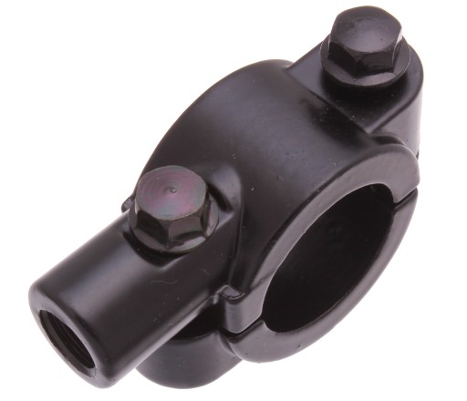 2x montážna konzola zrkadlová svorka kovová 10 mm