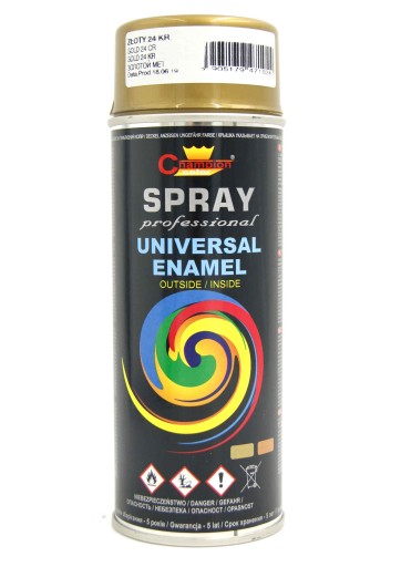 UNIVERZÁLNY SMALT 400ML ZLATÁ METALIKA 24KR AKRYL