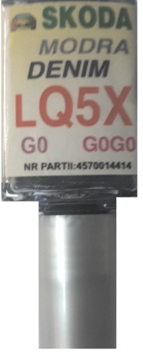 SKODA LQ5X G0G0 DENIMBLAU LAK ŠKRABANÝ DOTYK