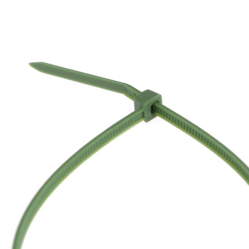 Sťahovacie pásky 200x4,8mm zelené.