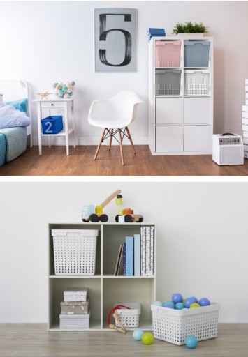 Košík, košík, organizér nádoba SOUL 16L Zelená