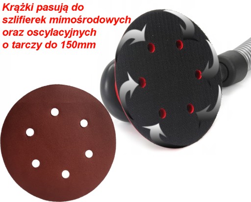 BRÚSNY KOTÚČ 150mm BRÚSNY PAPIER Gr40 10ks