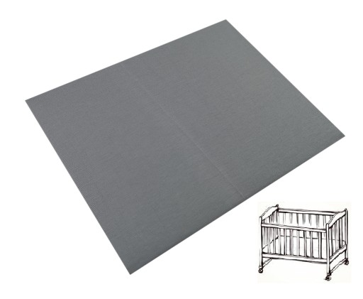 Jersey kolíska list 40x90 šedá OLKA