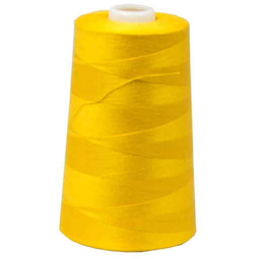 Strojový závit pre overlocker, 4572 metrov, HORČICA