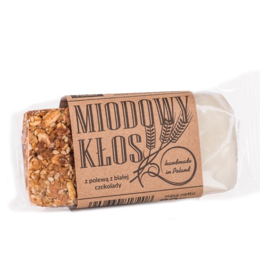 Miodowy Kłos tyčinka, biela čokoláda