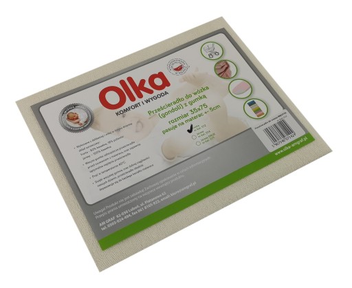 Plachta do kočíka OLKA FROTTE 35x75 krém