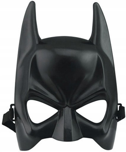 čierna maska BATMAN bat man Halloween