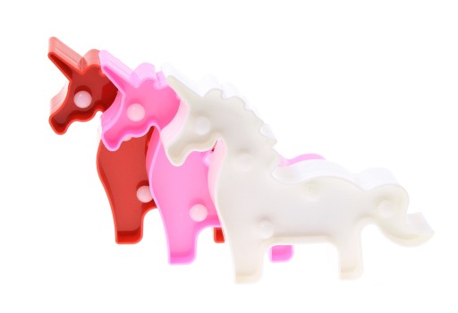 LED svietidlo UNICORN, farby, závesné, stojace, 15 cm