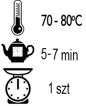Kvitnúca čajová súprava, 3 ks