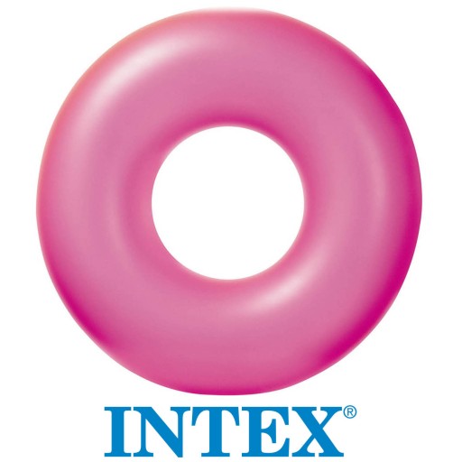 Neónový krúžok na plávanie, priemer 91 cm - 3 farby INTEX 59