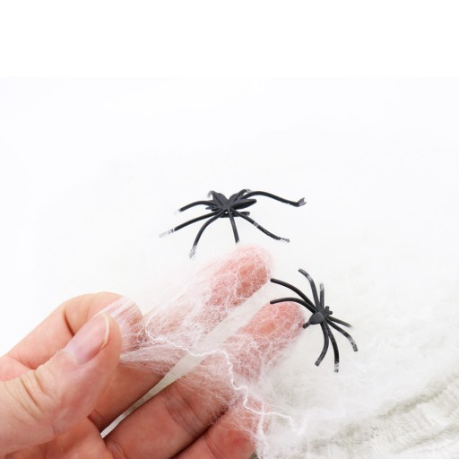 Biela pavučina pavučina Halloween + pavúky