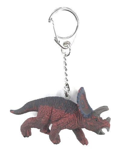 Prívesok na kľúče s figúrkou dinosaura Schleich Triceratops 14592