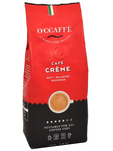 OCCAFFE Cafe Creme zrnková káva 250g