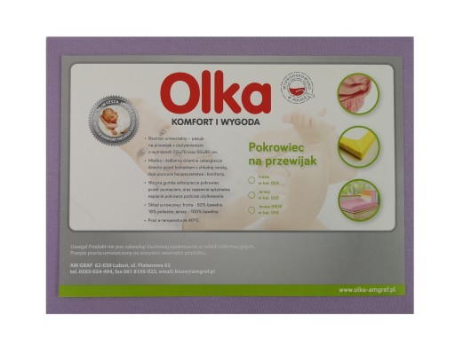 OLKA UNIVERSAL poťah na prebaľovací pult JERSEY law
