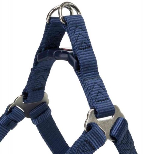 Prémiový postroj One Touch, XS–S: 30–40 cm/10 mm, indigo