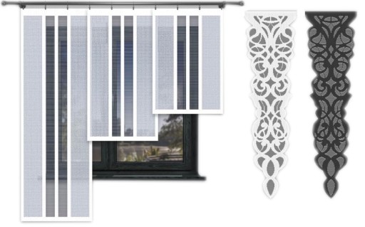 TEMIDA záves, panel, paraván, ažúr, rozmer 60x100cm