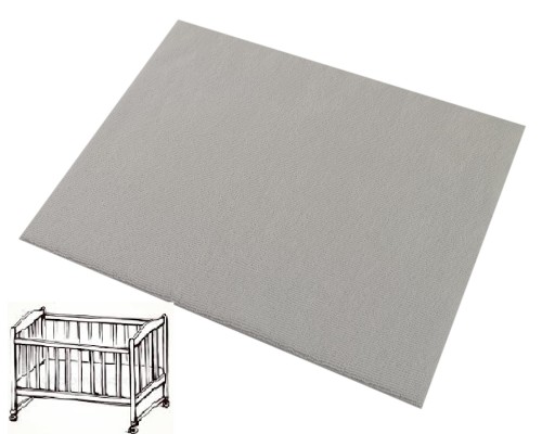 Froté prestieradlo kolíska 40x90 biela OLKA