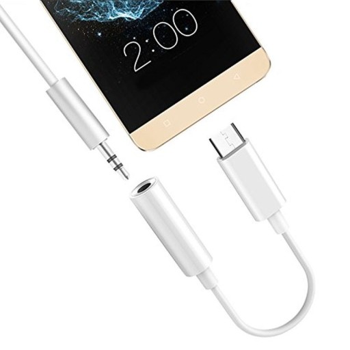 Adaptér USB-C USB 3.1 pre slúchadlá Mini Jack 3,5 mm