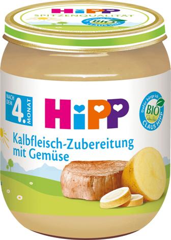 Hipp Bio Teľacie paštrnákové zemiaky 5m 125g