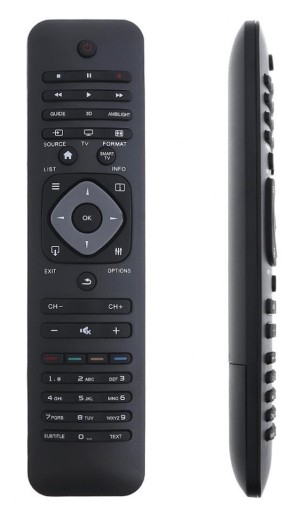DIAĽKOVÉ OVLÁDANIE PRE LCD/LED/4K/UHD/3D TV PHILIPS