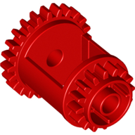 LEGO Diferenciál 24/16 zubov červený 6573