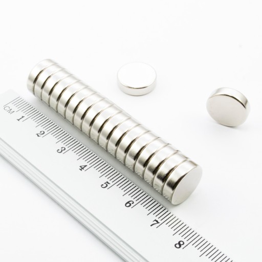 VALEC NEODYMOVÝ MAGNET 14x4 N38 SADA 5 ks