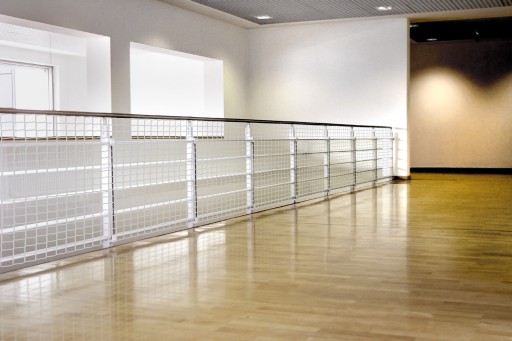 BIELA SIEŤ 80 cm OCHRANA NA SCHODY BALUSTRADE MEZZER POSTEĽ