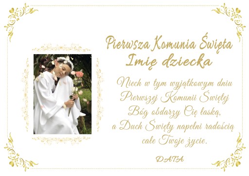 Oblátková torta k svätému prijímaniu A4 Meno Dátum Foto
