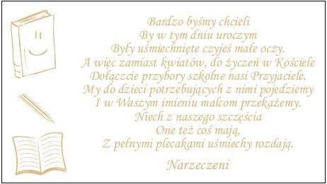VLOŽKY s básňou na svadobné oznámenia 25 ks.