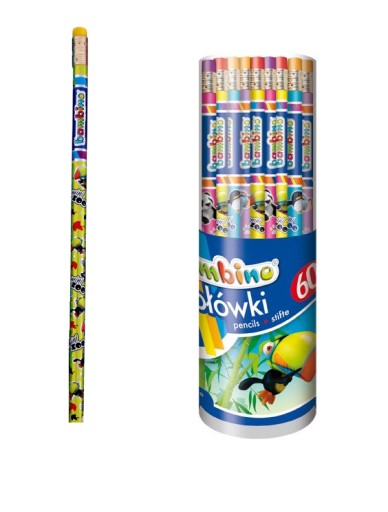 Grafitová ceruzka s gumou BAMBINO 01673
