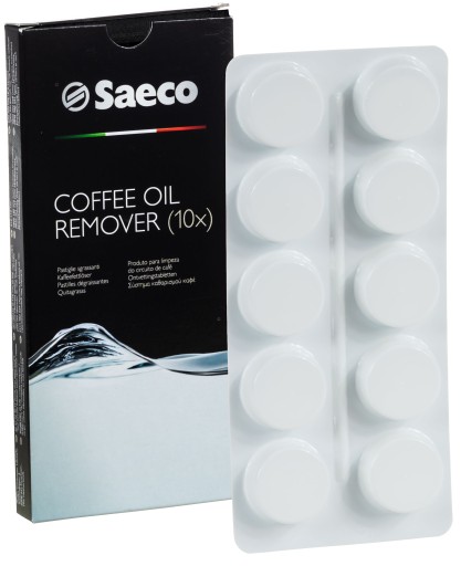 TABLETY na čistenie kávovarov Saeco, 10 tabliet.