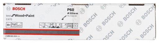 Brúsny papier na suchý zips 225mm GR.60 BOSCH na žirafu