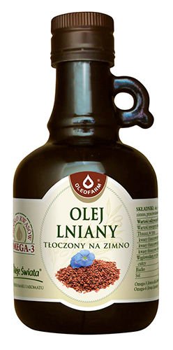 Oleofarm ľanový olej lisovaný za studena 250ml