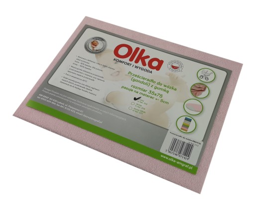 Froté plachta na kočík 35x75 ružová OLKA
