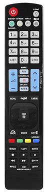 UNIVERZÁLNY DIAĽKOVÝ OVLÁDAČ PRE LG TV / AKB72914020 + BATÉRIE
