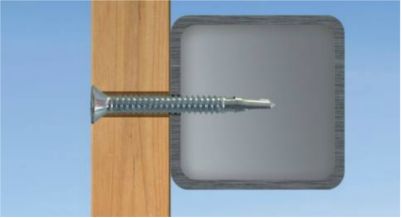 SAMOVRTACIE SKRUTY DO KOVU 8,0x80 TORX Oc.P 10 ks. na drevo - kov