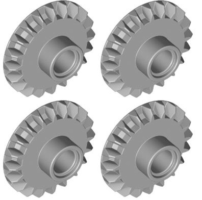 LEGO Technic Sprocket 20 svetlosivá 87407 - 4 ks