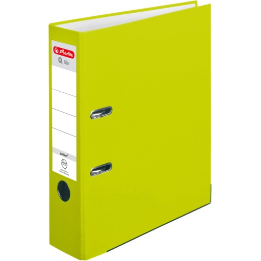 KANCELÁRSKA BINDER páková HERLITZ kovanie A4 80mm 8cm Q.pilník LIME