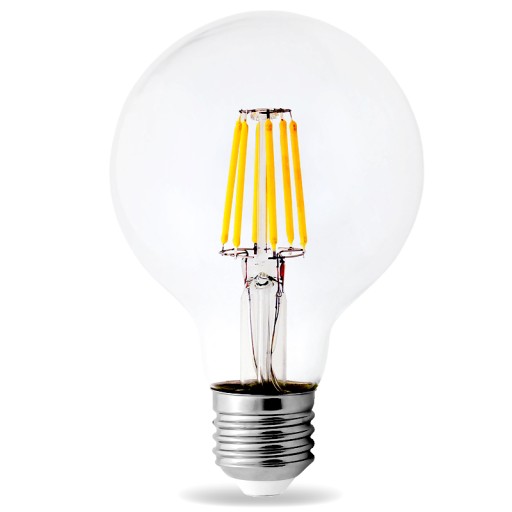 LED žiarovka 230V E27 G80 8W = 70W