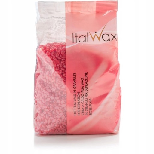 ItalWax ružový tvrdý vosk v granulách 100g